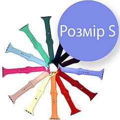 Силіконовий ремінець тонкий Apple watch 38 - 40 мм фіолетовий S