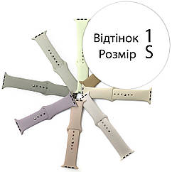 Силіконовий ремінець Apple watch 42/44 mm білий S