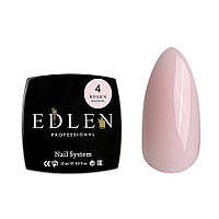 Edlen Гель будівельний Builder Gel №04 для нігтів, 30мл (рожевий з молочним підтоном)