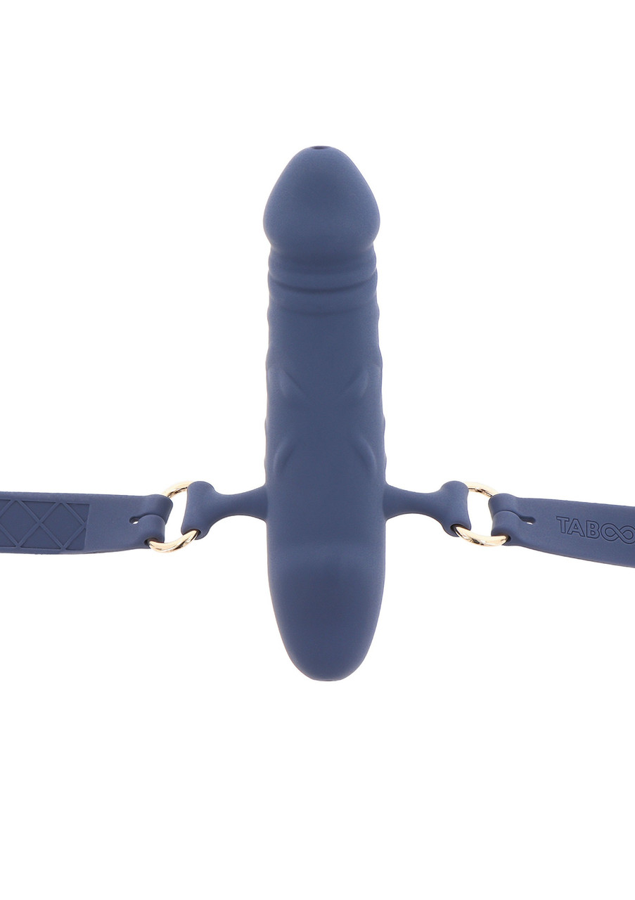 Капелюх у формі пінису Taboom Silicone Supreme, синій, фото 1