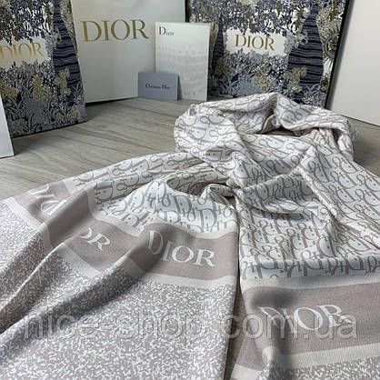 Палантин D.I.O.R. беж, фото 5