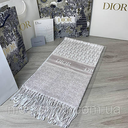 Палантин D.I.O.R. беж, фото 3