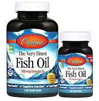 Carlson labs The Very Finest Fish Oil 120+30 soft gels orange