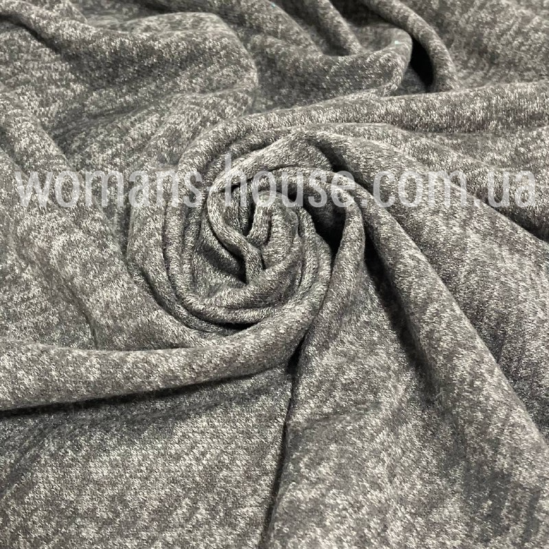 Трикотаж Ангора софт меланж Сірий, фото 1