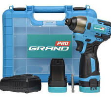 Акумуляторний ударний гайковерт Grand АГУ-16 BL (патрон імпакт)