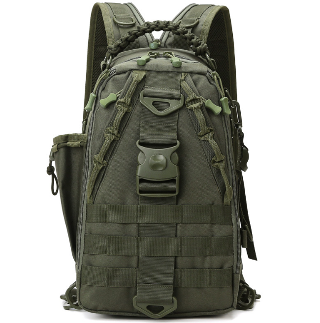 Сумка-рюкзак MARLINE для риболовлі спінінгіста для ходової риболовлі, сумка для риболовних приманок олива