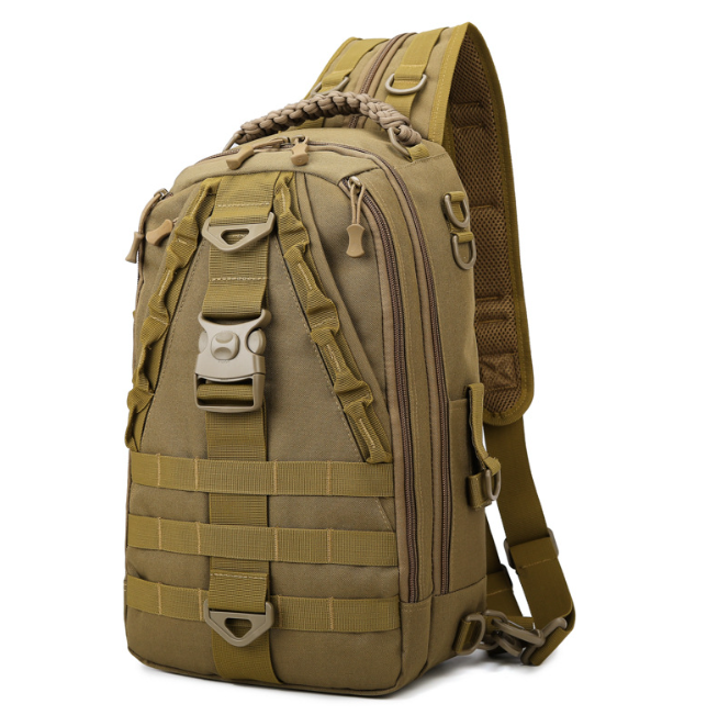 Сумка-рюкзак MARLINE для риболовлі спінінгіста для ходової риболовлі, сумка для риболовних приманок койот