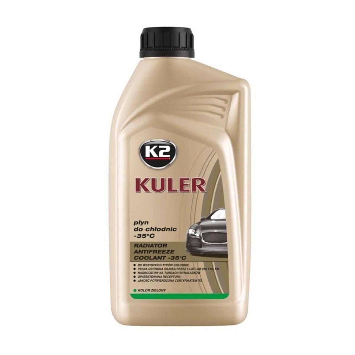 Антифриз K2 Kuler Long Life -35°C G11 зелений 1л
