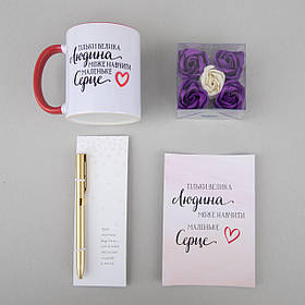 Набір "Тільки велика людина може навчити маленьке сердце", українська