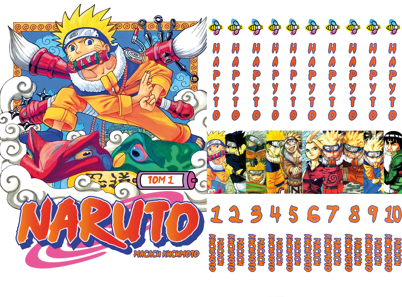 Комплект Манги Bee's Print Наруто Naruto Том з 01 по 10 російською мовою BP NSET 03
