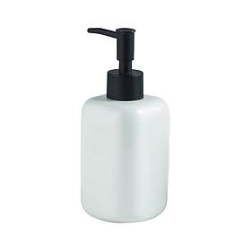 Дозатор для мила керамічний для ванної кімнати колір білий