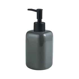 Дозатор для мила керамічний для ванної кімнати колір сірий