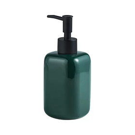 Дозатор для мила керамічний для ванної кімнати колір зелений