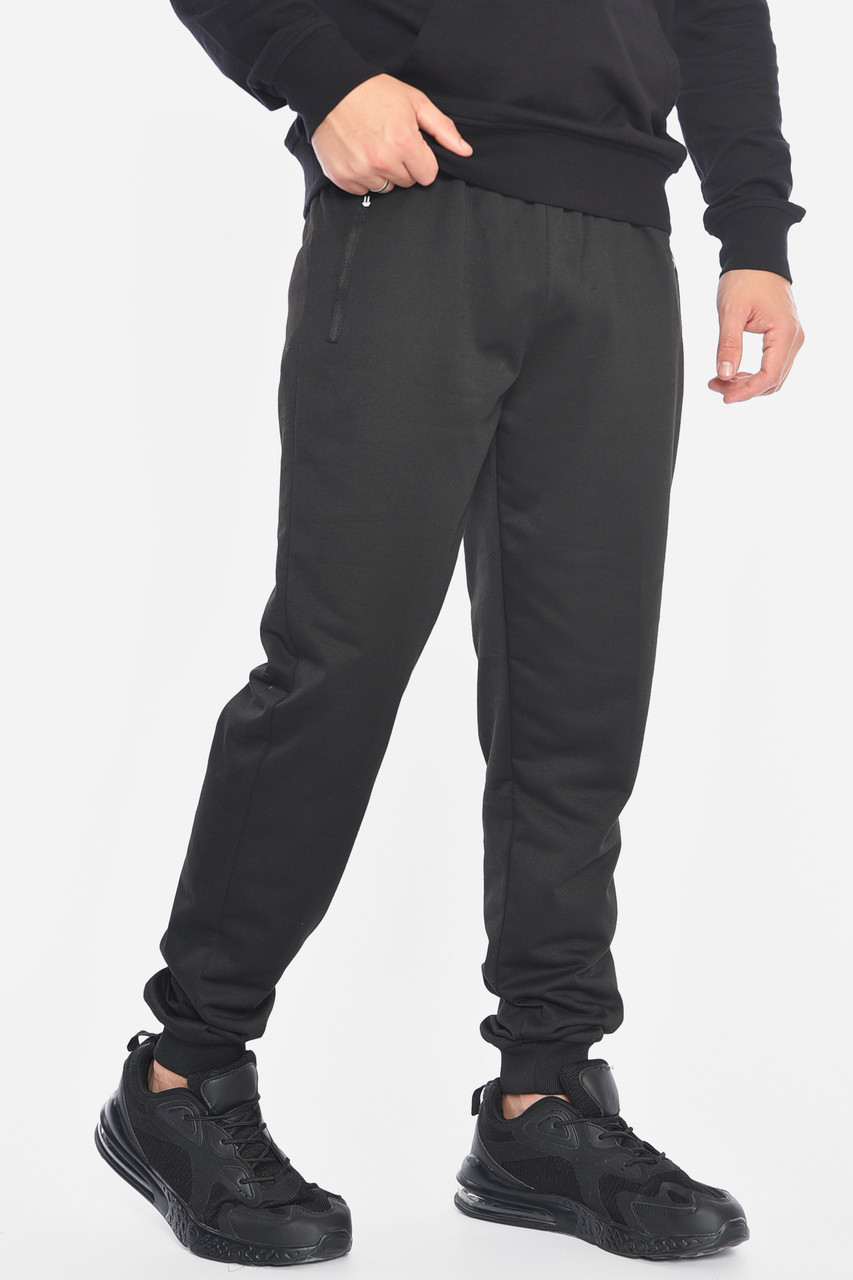 Спортивні штани чоловічі чорного кольору р.M 191916M, фото 1