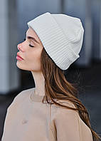 Жіноча Шапка Стаф Базова Біла Однотонна Staff 2 White Basic Ador