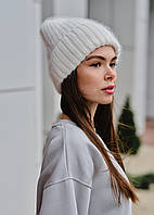 Жіноча Шапка Стаф Базова Біла Однотонна Staff 101 White Denver