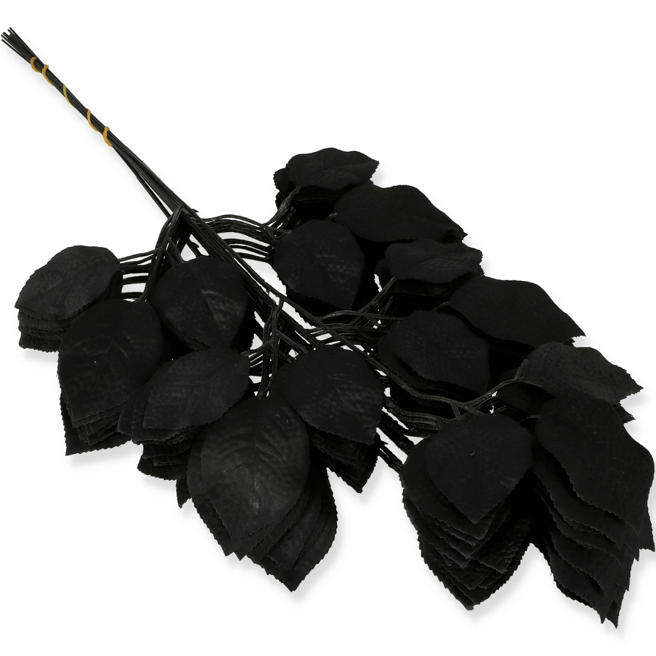 Гілка троянди штучна чорна |В-57 см| 12 шт/уп, фото 1