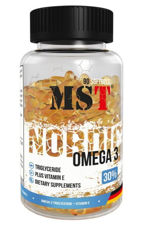 Омега 3 MST Sport Nutrition Nordic fish oil 30% 90 капсул