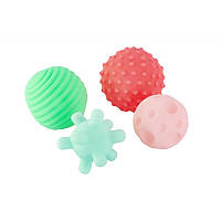 Набір іграшок для ванни М'ячики, 4 штуки