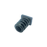 Гнучкий кабельний ввід КВ-09-5mm, чорний, фото 2