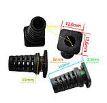 Гнучкий кабельний ввід КВ-42-5.6mm, чорний, фото 3