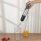 Погружний блендер з чашею на 600мл, 1600Вт, RAF R3006 / Блендер подрібнювач / Ручний блендер міксер, фото 2