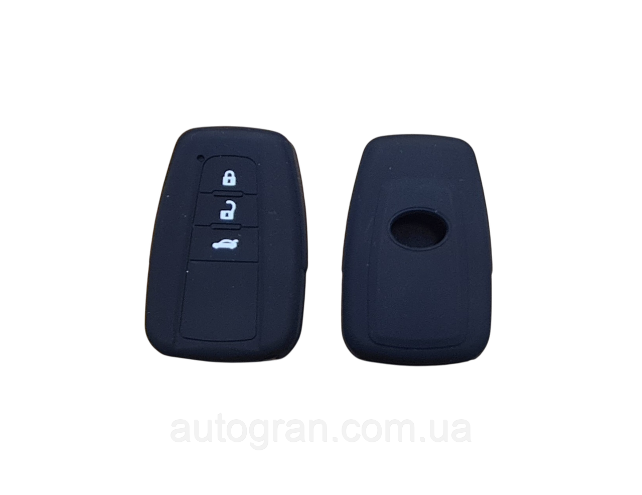 Силіконовий чохол на смарт ключ Toyota Prado Camry, Rav4 Highlander Land Cruiser Avensis Auris Corolla, фото 1