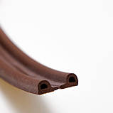 Ущільнювач універсальний самоклеючий Stomil Sanok SD-39 9х5.5 коричневий 6м, фото 4