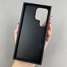 Чохол для Samsung Galaxy S24 Ultra чохол з леопардовим принтом на самсунг с24 ультра чорний з білим a01o, фото 3