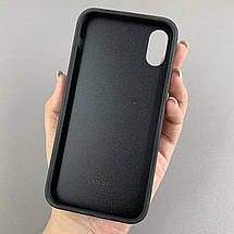 Чохол для Apple iPhone X / Xs чохол з принтом зебра на телефон айфон х / хс чорний з білим a01o, фото 2