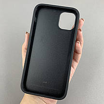 Чохол для Apple iPhone 11 плямистий чохол із принтом на телефон айфон 11 чорний із коричневим a01o, фото 2