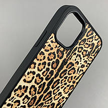 Чохол для Apple iPhone 11 чохол з леопардовим принтом на телефон айфон 11 коричневий a01o, фото 3