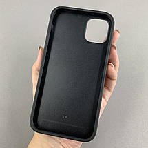 Чохол для Apple iPhone 11 чохол з принтом плями леопарда на телефон айфон 11 чорний з коричневим a01o, фото 2