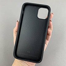 Чохол для Apple iPhone 11 чохол з принтом leopard skin на телефон айфон 11 чорний з коричневим a01o, фото 2