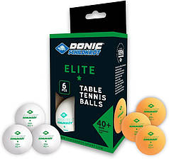 Кулі для настільного тенісу 6шт Donic Elite 40+