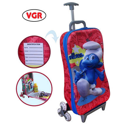 VGR "Гноміки" дитяча валіза на коліщатках TB-1210-R, фото 2