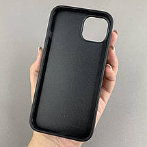 Чохол для Apple iPhone 13 чохол з принтом leopard skin на телефон айфон 13 чорний з коричневим a01o, фото 2