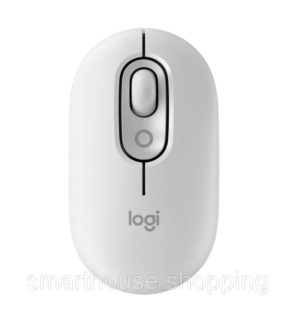 Миша бездротова Logitech Pop Mouse with Emoji Off-White (910-007411), фото 1