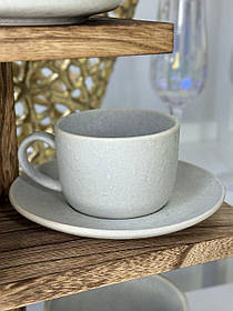 Набір 6 чашок з блюдцем американо "Крімі-дот", (Olens) 102-0393