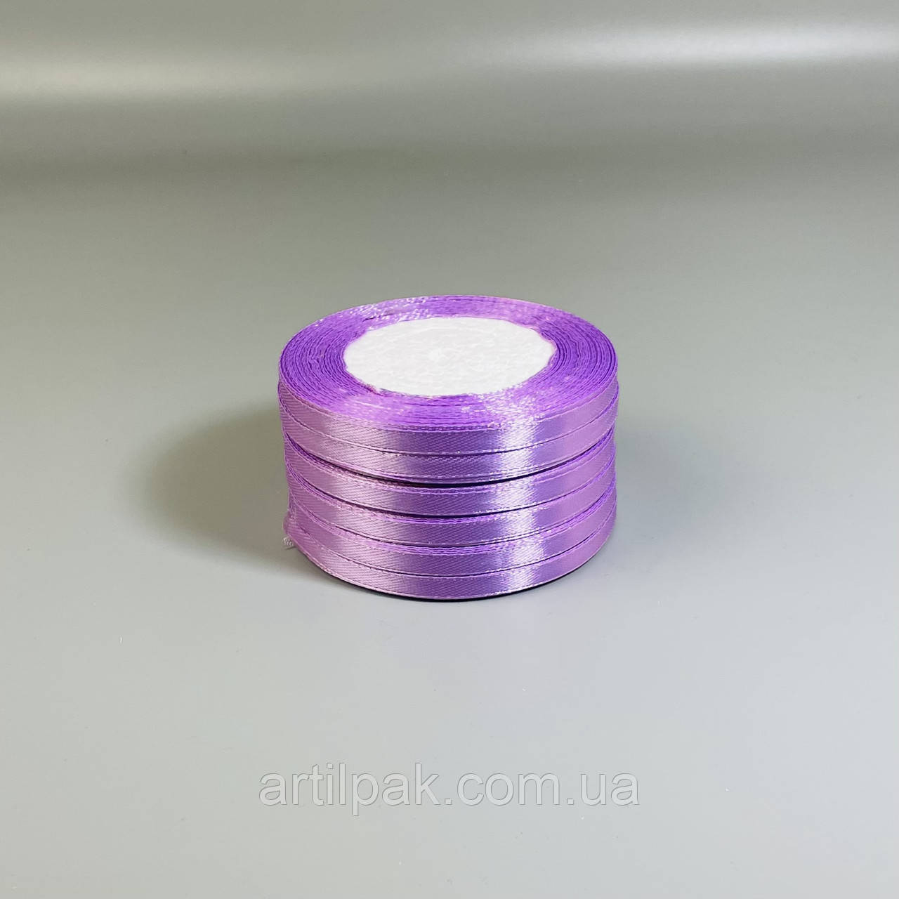 Стрічка атласна Фіолетова, 0,6 см, 23 метра, фото 1