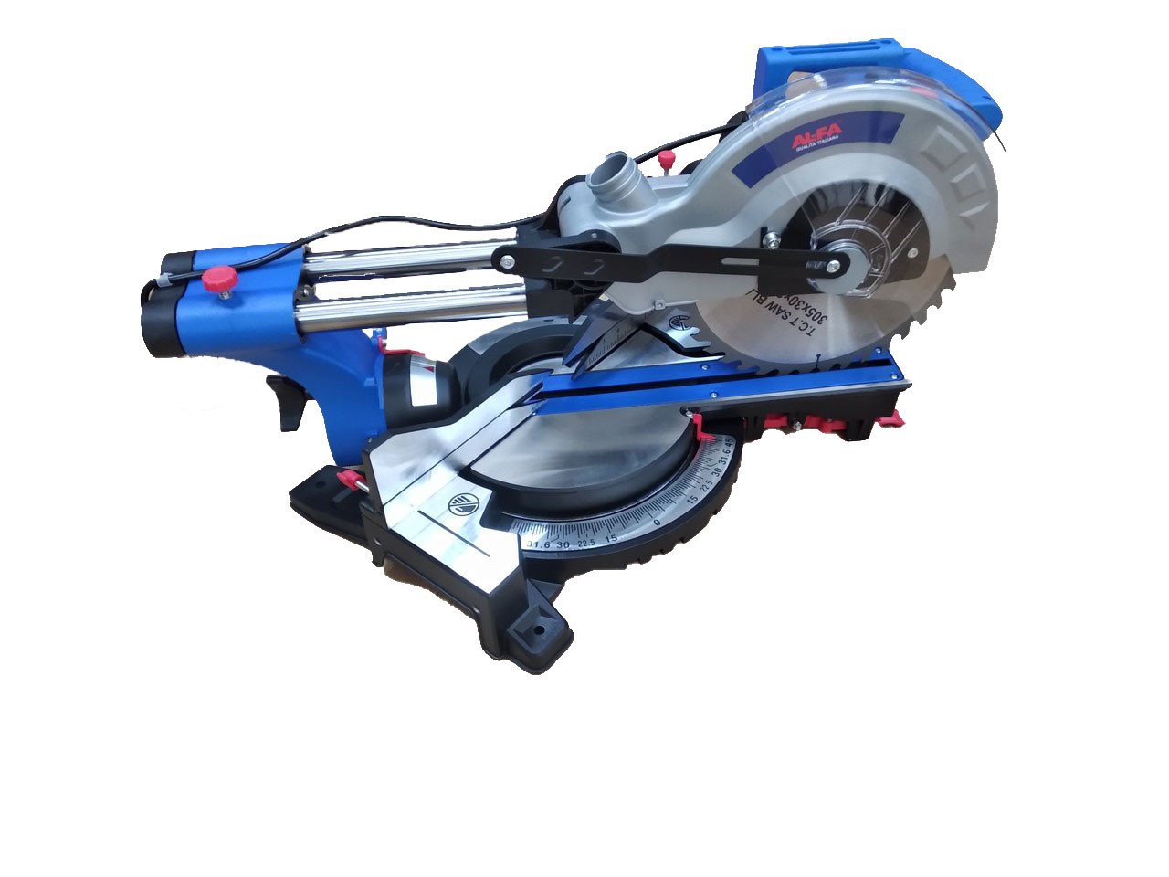 Торцювальна пила 1800 Вт Al-FA ALCM-305i, фото 1