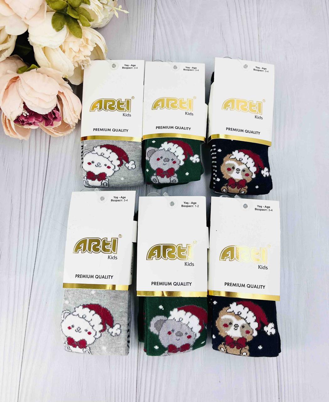 Новорічні колготки для дівчинки. ТМ Arty Туреччина