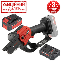 SET Мини-пила аккумуляторная STORM Intertool YLP WT-9110 + ЗУ WT-0345 (4 А) + АКБ WT-0341 (4 Ач)