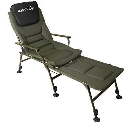 Крісло-ліжко коропове навантаження 140 кг для відпочинку Ranger Carp SL-112 RA 2251, фото 1