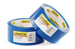 Стрічка клейка пакувальна 45мм 200 синя SKBL-5400266 UNIFIX