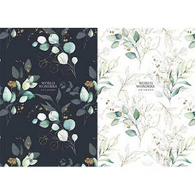 Зошит А4 80арк лінія інтегральна обкладинка матова ламінація Student А4-ІС-080-779L