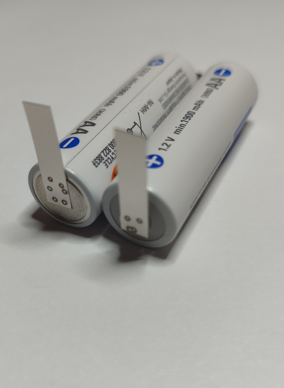 Акумулятор Panasonic eneloop Industrial AA 2.4 V на машинку для стриження волосся й бритви