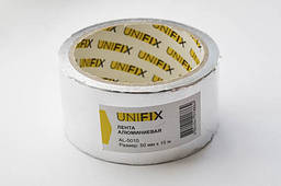 Стрічка клейка алюмінієва 50мм*10м UNIFIX