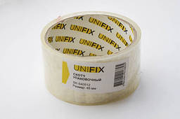 Стрічка клейка пакувальна 38мкм 45мм 50 SK-540512 UNIFIX