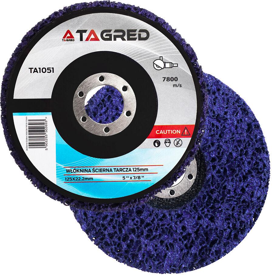 Пемзовий шліфувальний диск 125 мм. круг для зачистки поверхонь Tagred TA1051 абразивний диск для шліфування, фото 1